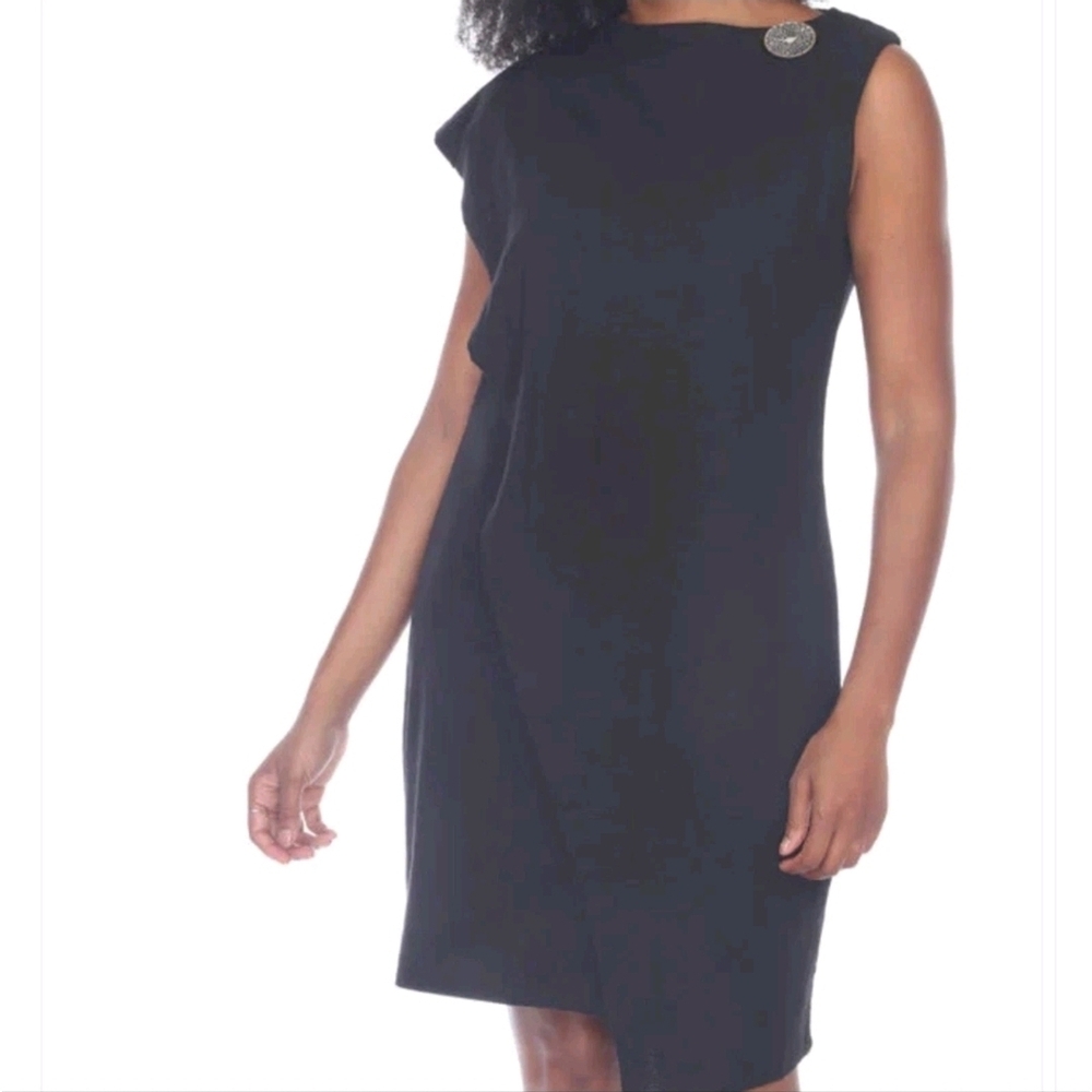 NWT Neon Buddha Navy Asymmetrical Dress Xs